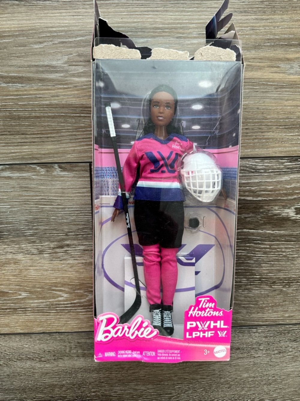 Barbie Tim Hortons Hockey Player Doll – New open box